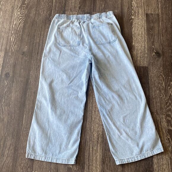 Gap High Rise Soft Easy Baggy Jeans sz XL Boho Beach Coastal Festival School - Picture 3 of 15